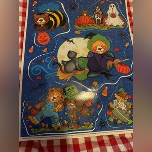 Paper Magic Group 2004 Halloween Window Clings - Halloween Bears